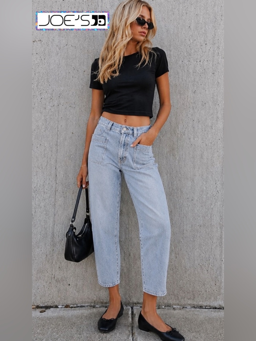 NWT Joe's Jeans Barrel Leg Luanda Jean light wash 26
